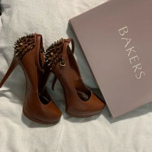 Bakers Heels with Spikes brand new